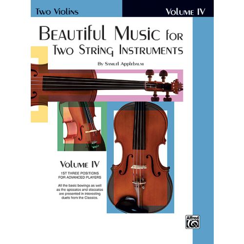  Applebaum Samuel - Beautiful Music For 2 String Instruments Book4 - Violin