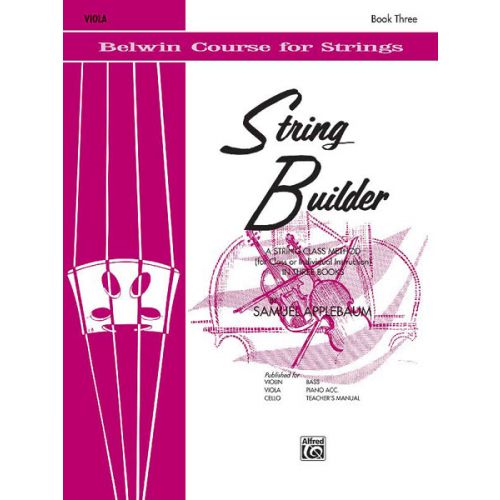 APPLEBAUM SAMUEL - STRING BUILDER 3 - VIOLA