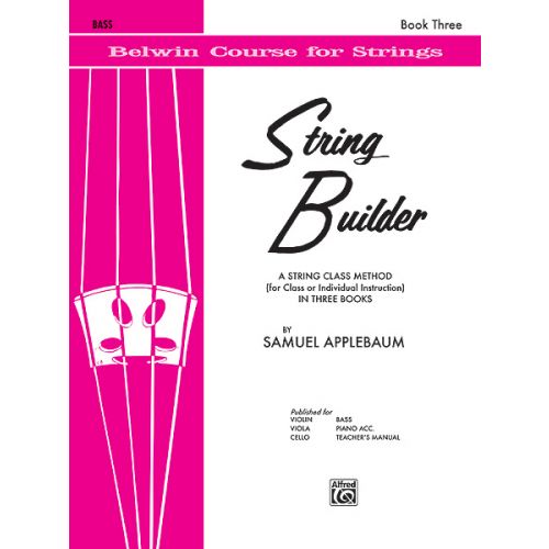 APPLEBAUM SAMUEL - STRING BUILDER 3 - DOUBLE BASS