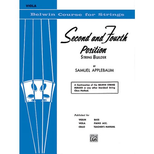 APPLEBAUM SAMUEL - 2ND AND 4TH POSITION STUDIES - VIOLA