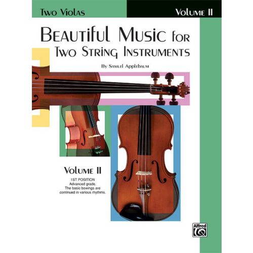 APPLEBAUM SAMUEL - BEAUTIFUL MUSIC FOR 2 STRING INSTRUMENTS BOOK2 - VIOLA