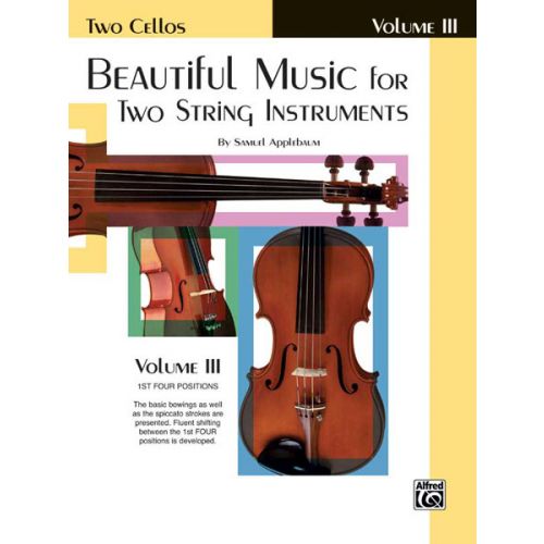 APPLEBAUM SAMUEL - BEAUTIFUL MUSIC BOOK 3 - CELLO