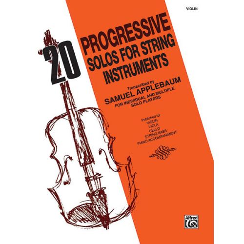  Applebaum Samuel - 20 Progress Solos For String Instruments - Violin