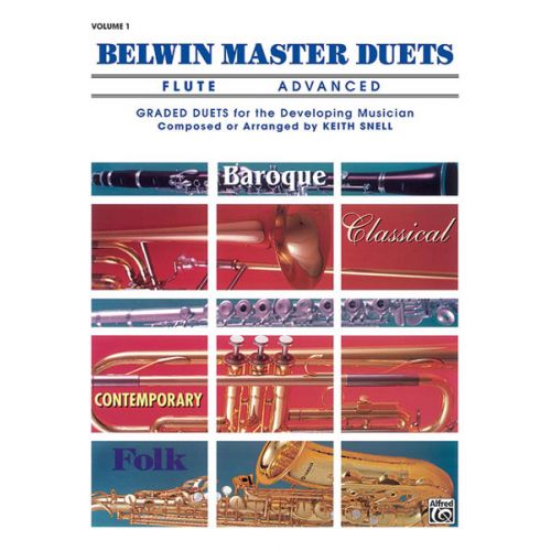SNELL KEITH - BELWIN MASTER DUETS ADVANCED I - FLUTE ENSEMBLE