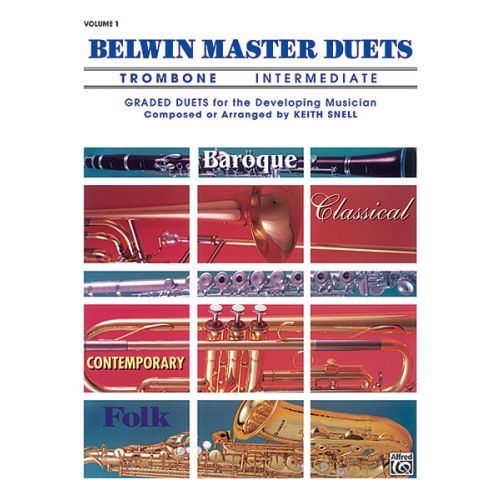  Snell Keith - Belwin Master Duets - Trombone Intermediate I - Brass Ensemble