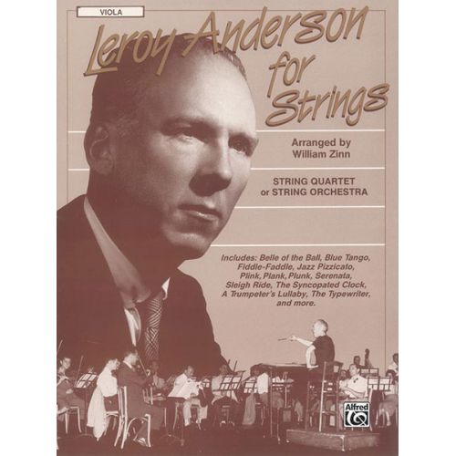 ALFRED PUBLISHING LEROY ANDERSON FOR STRINGS - VIOLON 1 - FULL ORCHESTRA