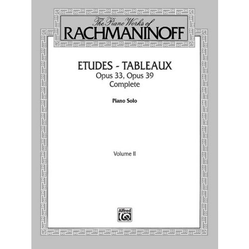 ALFRED PUBLISHING Rachmaninov Sergei - Piano Works Vol.2 - Piano Solo