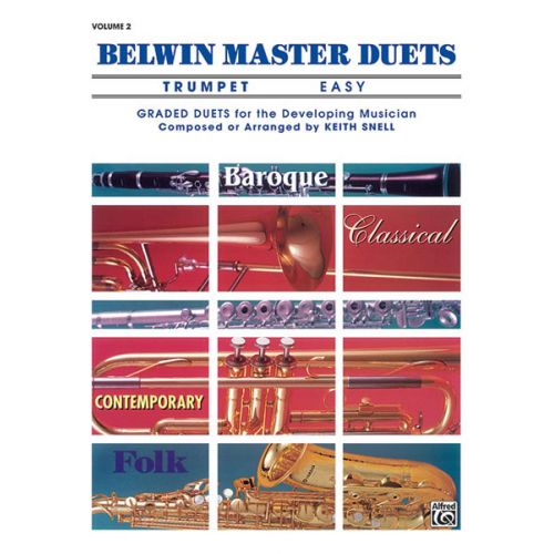 ALFRED PUBLISHING SNELL KEITH - BELWIN MASTER DUETS TRUMPET EASY II - TRUMPET ENSEMBLE