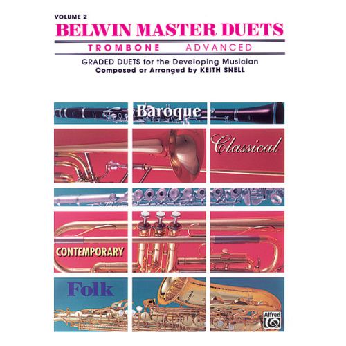  Snell Keith - Belwin Master Duets - Trombone Advanced Ii - Brass Ensemble