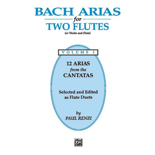 BACH JOHANN SEBASTIAN - BACH ARIAS FOR TWO S - FLUTE ENSEMBLE