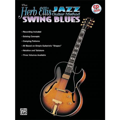 ALFRED PUBLISHING ELLIS HERB - JAZZ GUITAR SWING BLUES + CD - GUITAR
