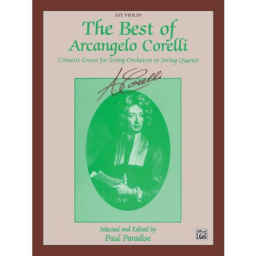 ALFRED PUBLISHING CORELLI ARCANGELO - BEST OF - VIOLIN 1