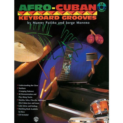 ALFRED PUBLISHING AFRO-CUBAN KEYBOARD GROOVES + CD - PIANO