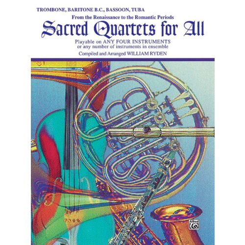 ALFRED PUBLISHING SACRED QUARTETS FOR ALL - STRING QUARTET ,ENSEMBLE (EASY)