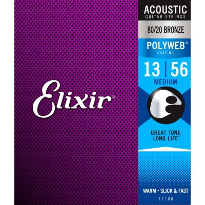 ELIXIR 11100 POLYWEB 80/20 BRONZE MEDIUM 13-56