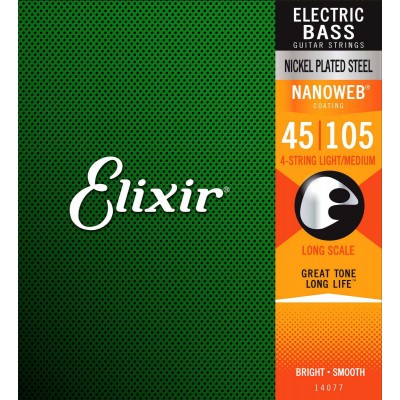 ELIXIR 14077 NANOWEB BASSE MEDIUM 45-105