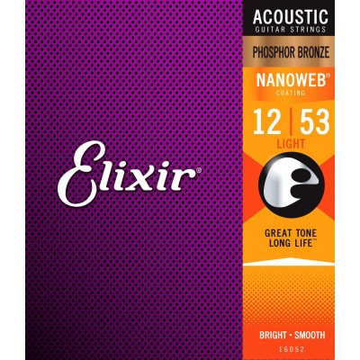 ELIXIR ACOUSTIC PHOSPHORE BRONZE LIGHT 12 16 24 32 42 53