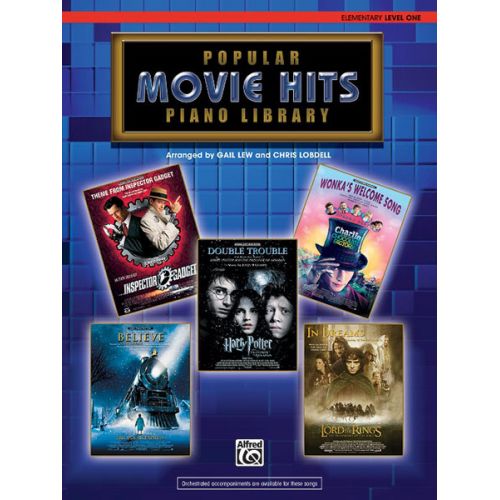 ALFRED PUBLISHING LEW G AND LOBDELL C - MOVIE HITS LEVEL 1 + CD - PIANO SOLO