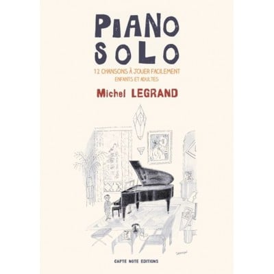 CAPTE NOTE MICHEL LEGRAND - PIANO SOLO