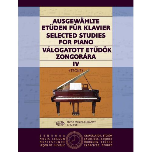EMB (EDITIO MUSICA BUDAPEST) STUDI SCELTI VOL. 4 - PIANO