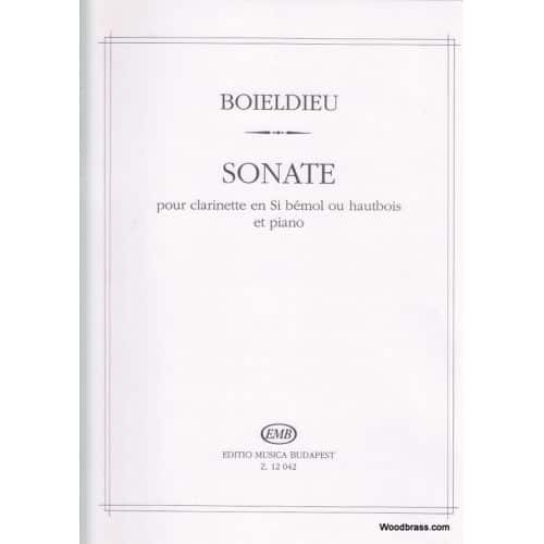 EMB (EDITIO MUSICA BUDAPEST) BOIELDIEU F.A. - SONATA - CLARINETTE ET PIANO