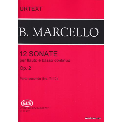 MARCELLO B. - SONATE (12) OP. 2 VOL. 2 - FLUTE ET PIANO