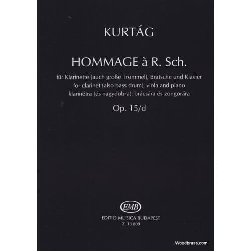 KURTAG G. - HOMMAGE A R.SCHUMANN OP 15D