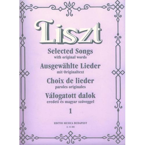 LISZT F. - SELECTED SONG VOL. 1 - HIGH VOICE