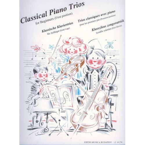 CLASSICAL PIANO TRIOS FOR BEGINNERS - PIANO