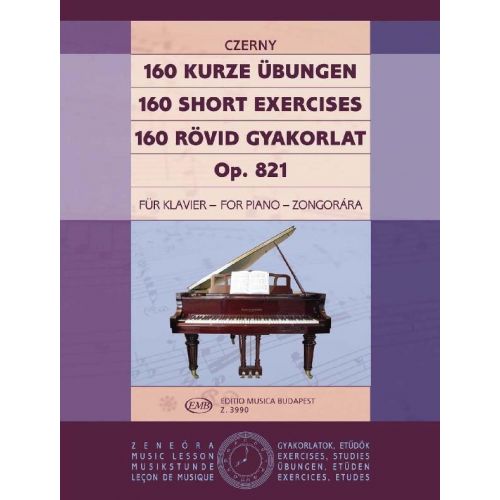CZERNY - 160 SHORT EXERCISES OP.281 - PIANO SOLO