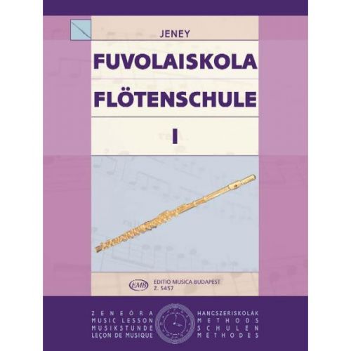EMB (EDITIO MUSICA BUDAPEST) Jeney Z. - Metodo Fuvolaiskola Vol. 1 - Flute et Piano