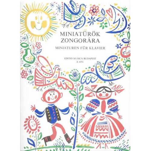 EMB (EDITIO MUSICA BUDAPEST) PIANO MINIATURES FOR CHILDREN - PIANO