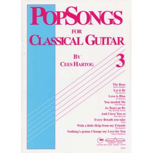 ALSBACH - EDUCA HARTOG C. - POP SONGS VOL.3 - GUITAR 