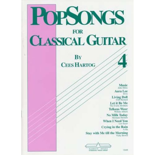 HARTOG C. - POP SONGS VOL.4 - GUITAR 