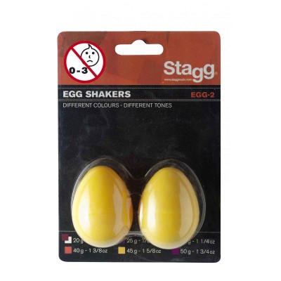 Stagg Paire Shaker Oeuf Plastique Egg-2 Yw