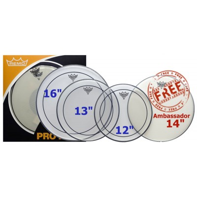 REMO Propack Pinstripe Transparente 12/13/16/+ Ambassador 14