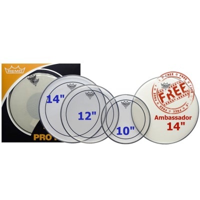 REMO PROPACK PINSTRIPE TRANSPARENTES 10/12/14 + AMBASSADOR 14