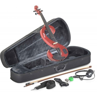 STAGG Evn 4/4 Set Violon Electrique - Rouge