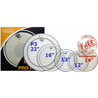 Propack Pinstripe Transparente 12/13/16 + P3 22 + Ambassador 14