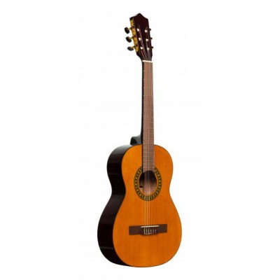 STAGG GUITARE CLASSIQUE SCL60 3/4 AVEC TABLE EN PICA, DE COULEUR NATURELLE