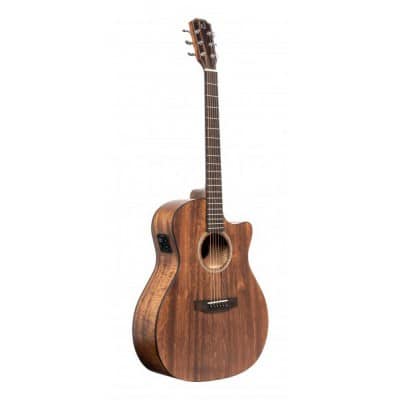 DOVERN SERIES AUDITORIUM PAN CUTAWAY ELECTRO-ACOUSTIC GUITAR WITH SOLID MAHOGANY TOP