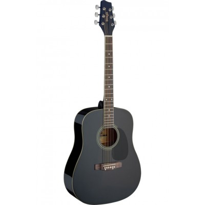 Stagg Sa20d 3/4 Bk Dreadnought 3/4 Noire