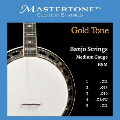 Gold Tone Cordes à Tirant Normal Pour Banjo