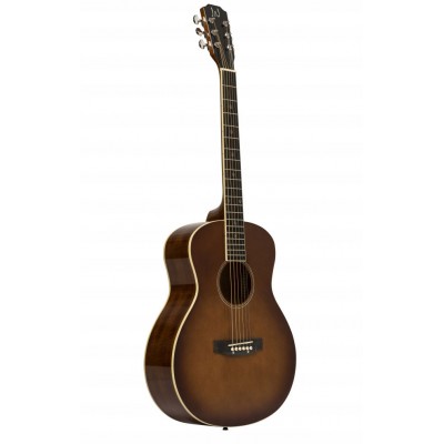 JN GUITARS Bes-A Mini Bessie Dark Cherry Burst