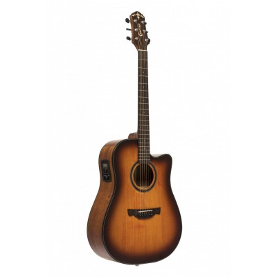 CRAFTER ABLE SERIES 600, CUTAWAY DREADNOUGHT ELECTRIC-ACOUSTIC GUITAR WITH SOLID SPRUCE TOP