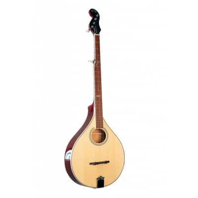 BANJOLA, ELECTRIC-ACOUSTIC 5-STRING BANJO NECK WITH A-STYLE MANDOLIN BODY AND PADDED BAG