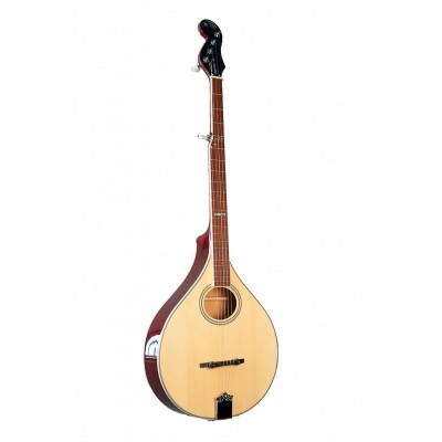 GOLD TONE Banjola, Electric-Acoustic 5-String Banjo Neck With A-Style Mandolin Body And Padded Bag