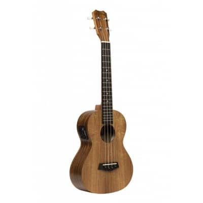 ELECTRO-ACOUSTIC TRADITIONAL TENOR UKULELE WITH FLAMED ACACIA TOP
