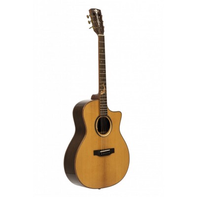 CRAFTER MIND MODEL, MADE IN KOREA, CUTAWAY GRAND AUDITORIUM ACOUSTIC-ELECTRIC GUITAR WITH SOLID SPRUCE TOP