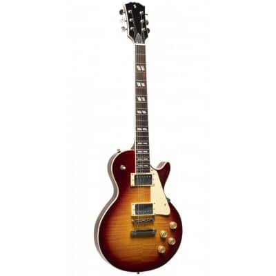 DELUXE SERIES, ELECTRIC GUITAR SOLID MAHOGANY WITH AAA FLAMED MAPLE TOP
